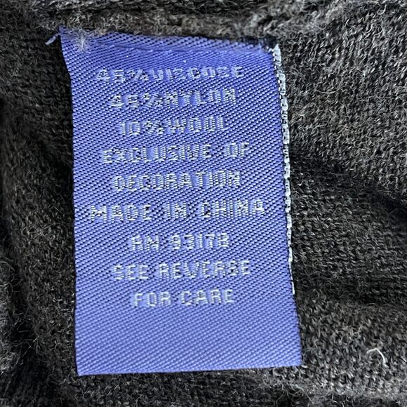 Vivienne Tam Stretch Wool Blend Dolman Sleeve Top Women's Size Small - Picture 7 of 9